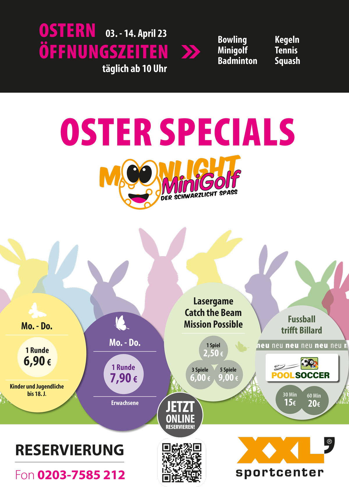 Minigolf-Ostern